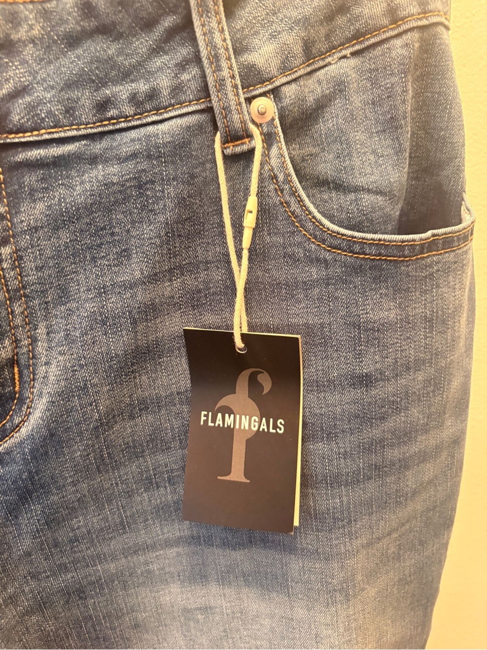 Flamingals Blue Denim Jeans - Picture 6 of 6